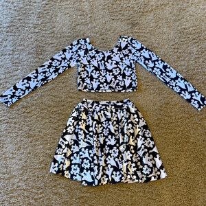 Wild Rich Kids velvet two piece